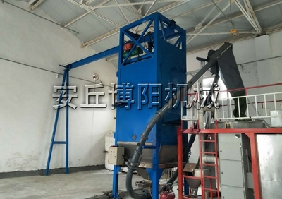 鋁灰噸袋拆包機解決粉塵問題,改善工作環境